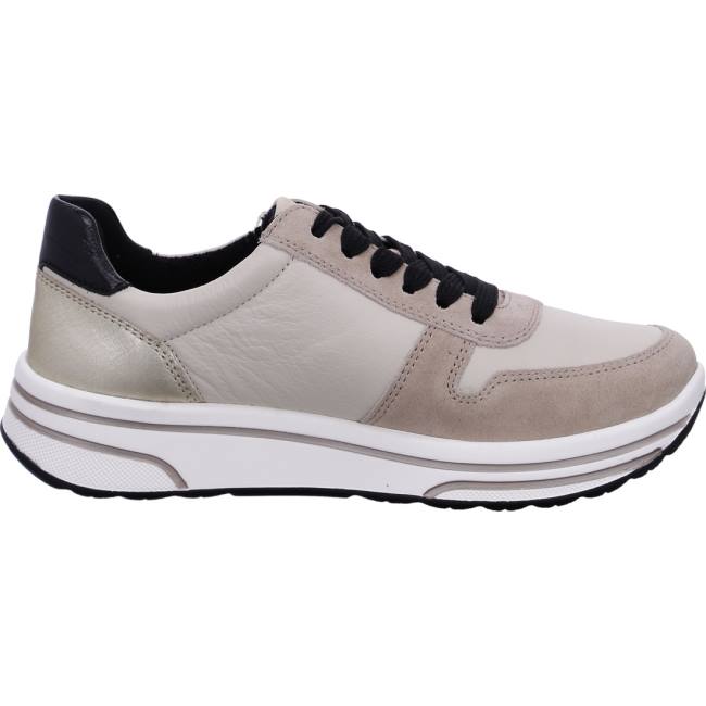 Basket Ara Lace-ups Sapporo Beige Femme | IHD-7690014