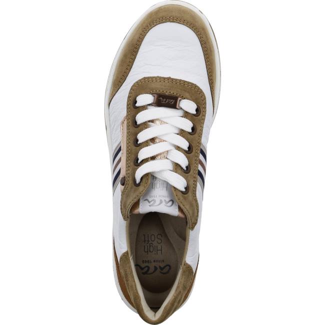 Basket Ara Lace-ups Sapporo Blanche Femme | HMI-5884778