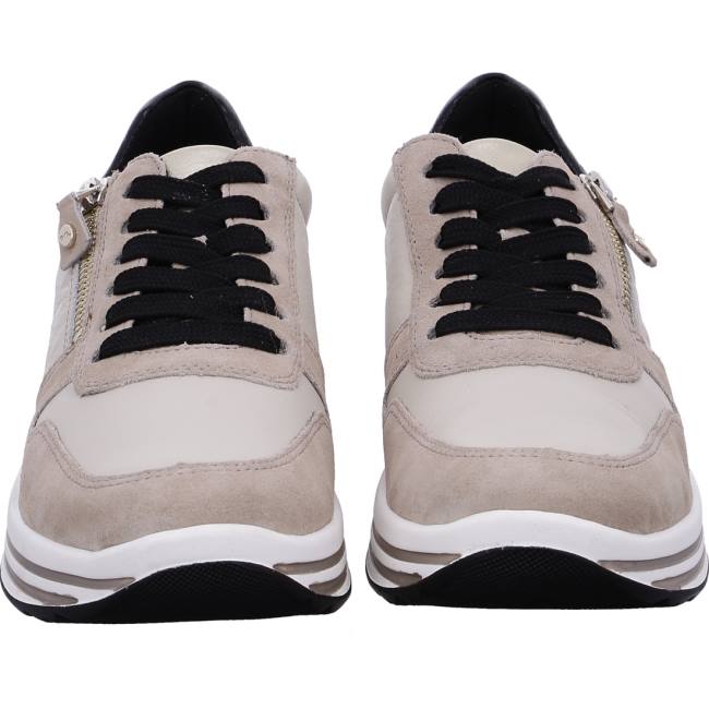 Basket Ara Lace-ups Sapporo Beige Femme | IHD-7690014