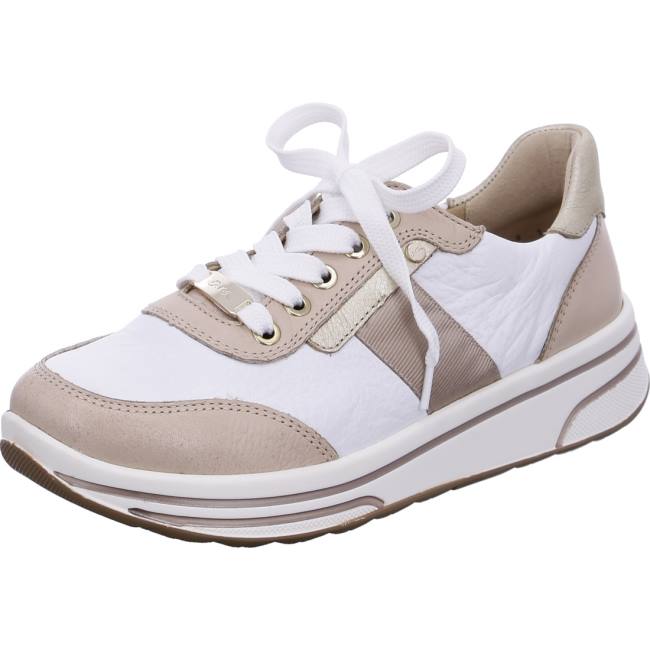 Basket Ara Lace-ups Sapporo Blanche Femme | WCZ-8493708