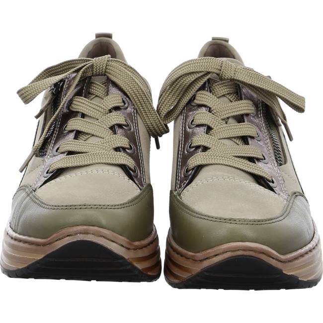 Basket Ara Lace-ups Sapporo Vert Femme | CWS-6058767