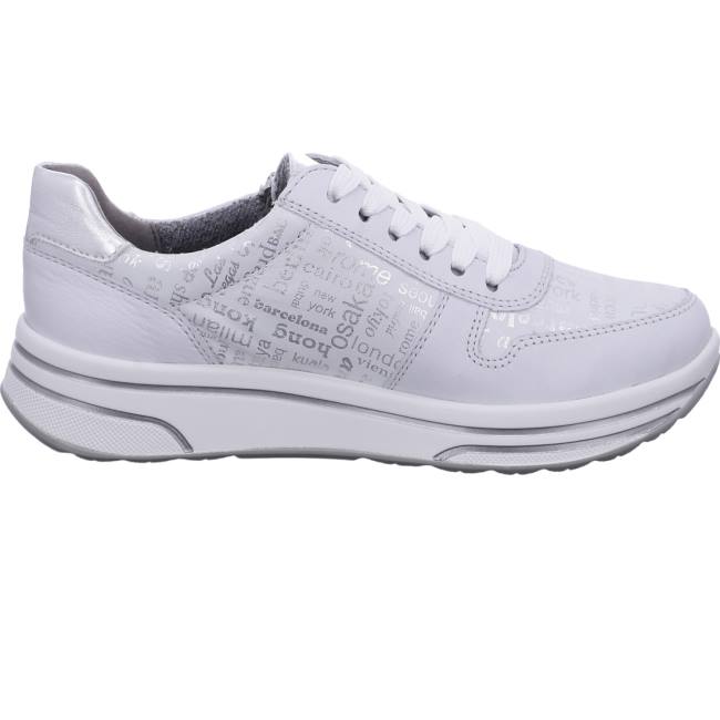 Basket Ara Lace-ups Sapporo Blanche Femme | WQK-9963919