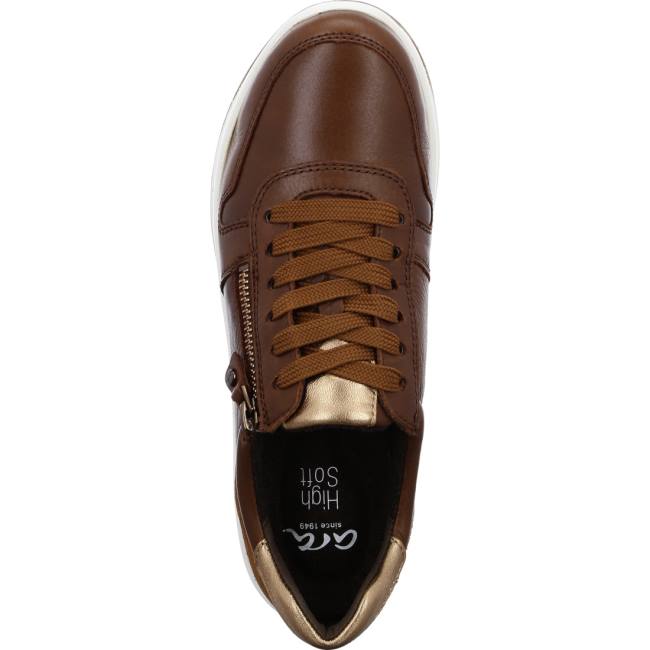 Basket Ara Lace-ups Sapporo Marron Femme | SPQ-1288866