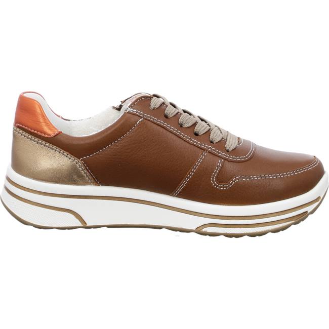 Basket Ara Lace-ups Sapporo Marron Femme | JRB-2848822