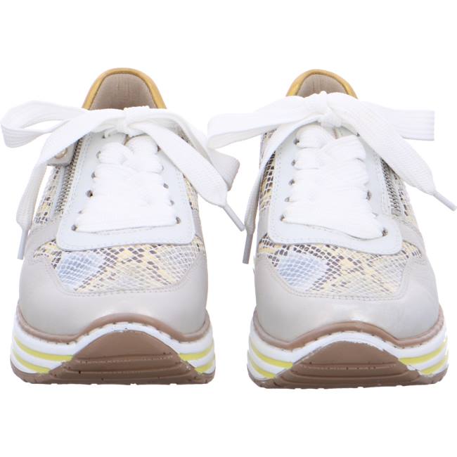 Basket Ara Lace-ups Sapporo Blanche Grise Femme | XLD-7828729