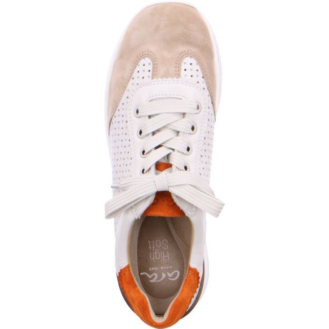 Basket Ara Lace-ups Sapporo Beige Femme | RSH-7215646