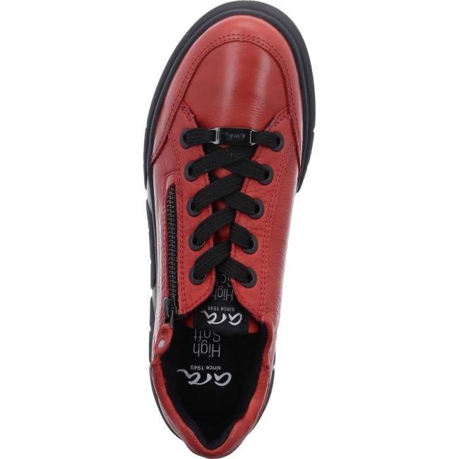 Basket Ara Lace-ups Rom-sport Rouge Femme | DNX-6705514