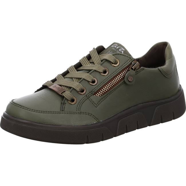 Basket Ara Lace-ups Rom-sport Vert Femme | FJL-7640166