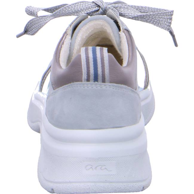 Basket Ara Lace-ups Roma Grise Femme | PEX-9572989