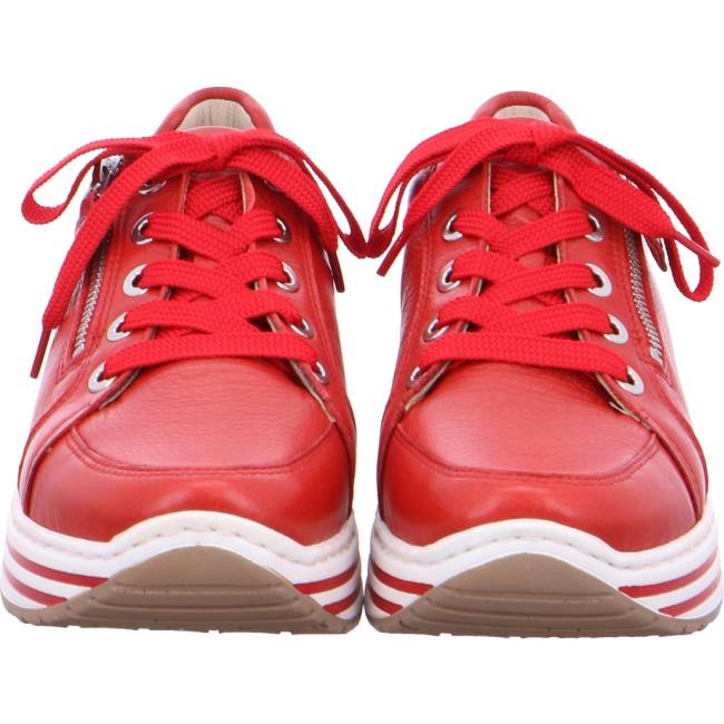 Basket Ara Lace-ups Sapporo Rouge Femme | IGQ-4257847