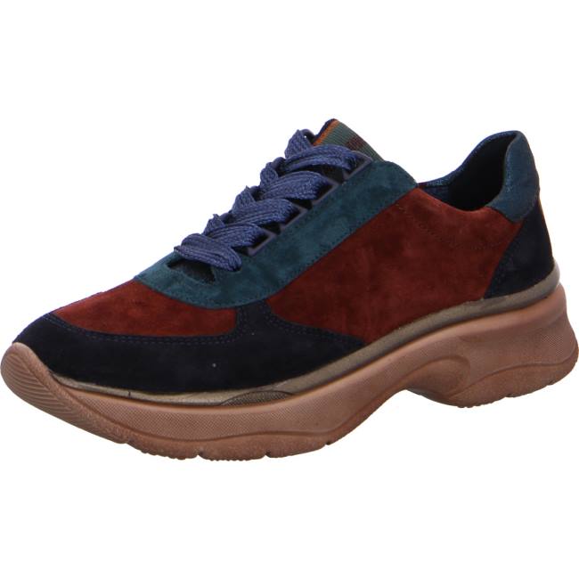 Basket Ara Lace-ups Roma Bleu Femme | GPI-0493519