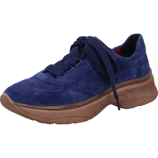 Basket Ara Lace-ups Roma Bleu Femme | TUO-0887415