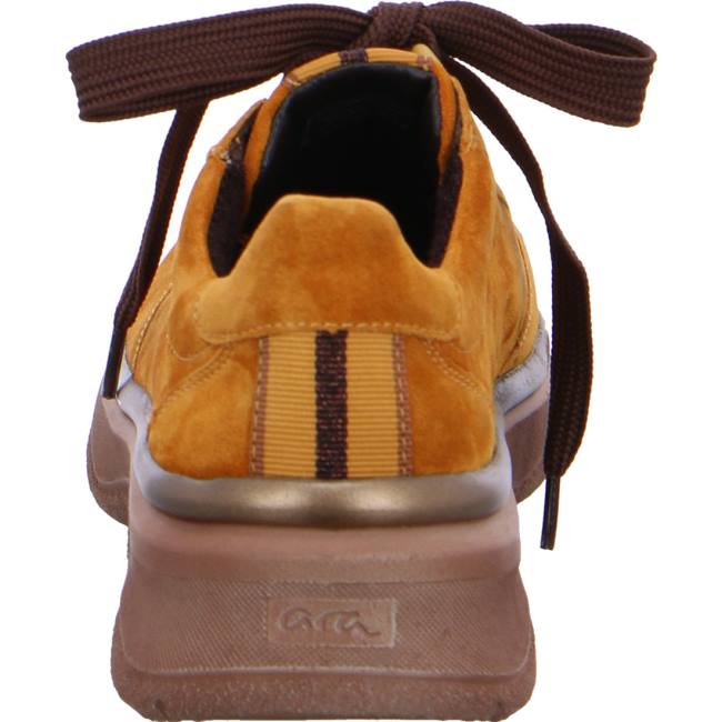 Basket Ara Lace-ups Roma Jaune Femme | PVT-2464669