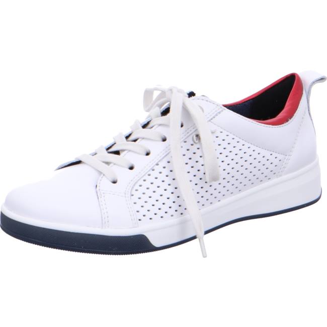 Basket Ara Lace-ups Rom Blanche Femme | NVT-2076255