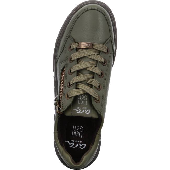 Basket Ara Lace-ups Rom-sport Vert Femme | FJL-7640166