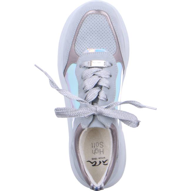 Basket Ara Lace-ups Roma Grise Femme | PEX-9572989