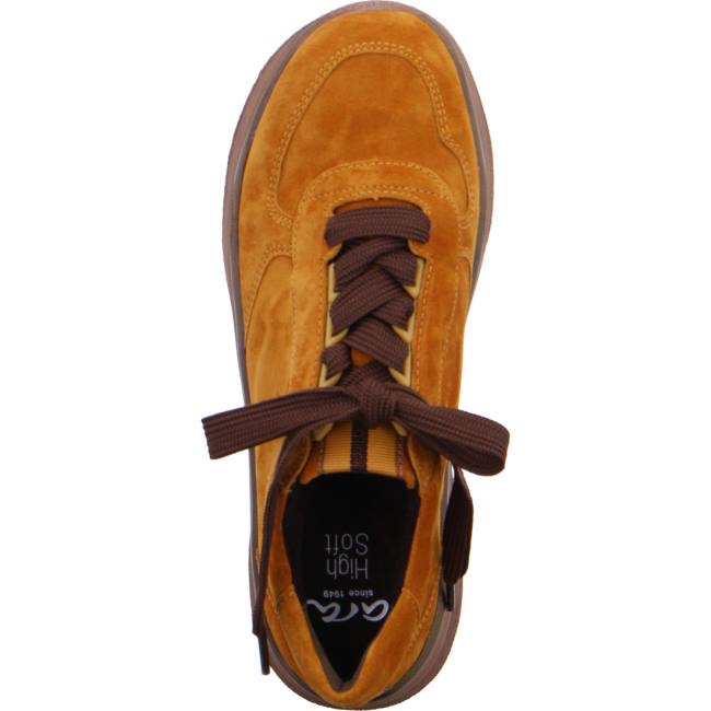 Basket Ara Lace-ups Roma Jaune Femme | PVT-2464669