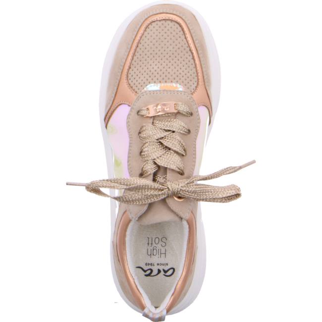 Basket Ara Lace-ups Roma Beige Femme | RPM-6987399