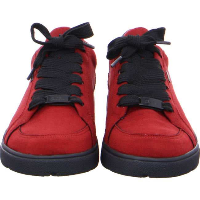 Basket Ara Lace-ups Rom Rouge Femme | NPA-0299363