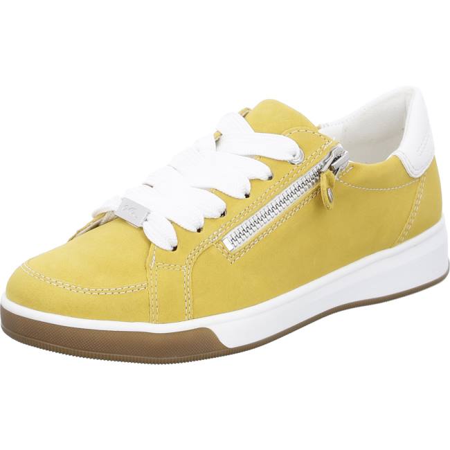 Basket Ara Lace-ups Rom Sole Jaune Femme | NET-7522727