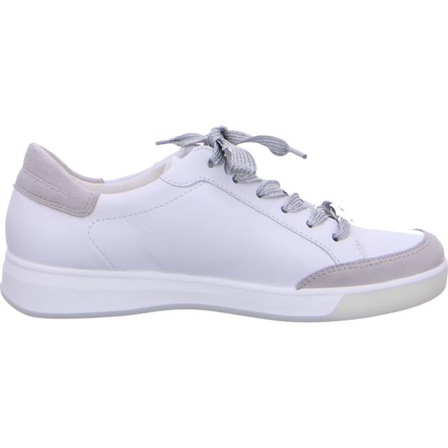 Basket Ara Lace-ups Rom Sasso Blanche Femme | JCH-8894063