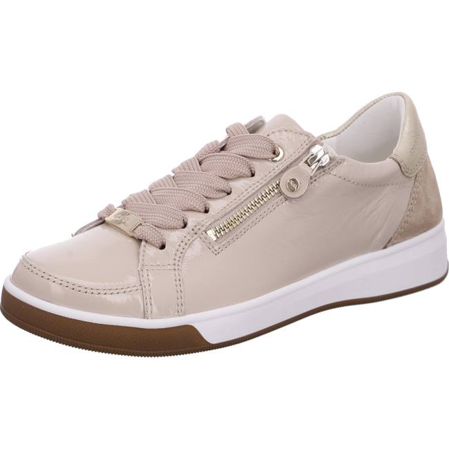 Basket Ara Lace-ups Rom Nude Beige Femme | KKX-4967537