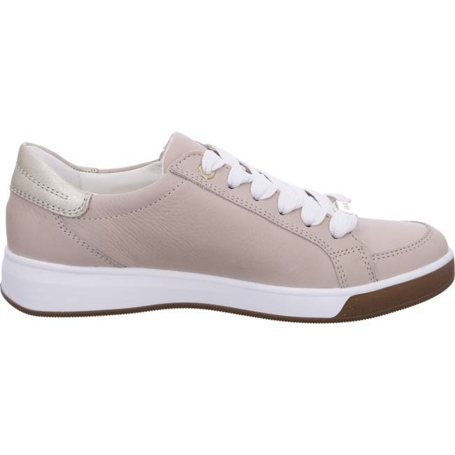 Basket Ara Lace-ups Rom Nude Beige Femme | SUF-2310776