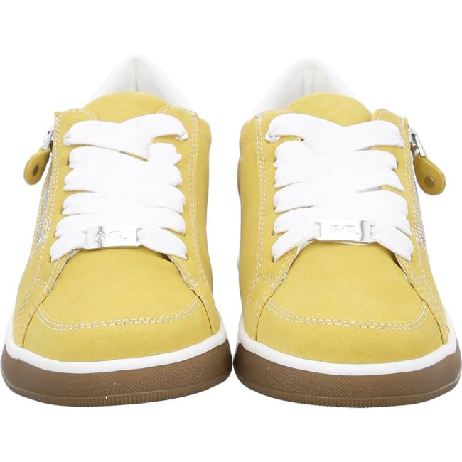 Basket Ara Lace-ups Rom Sole Jaune Femme | NET-7522727