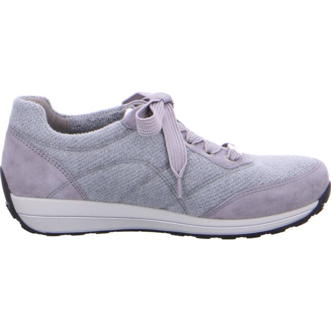 Basket Ara Lace-ups Osaka Grise Femme | VAD-5808768