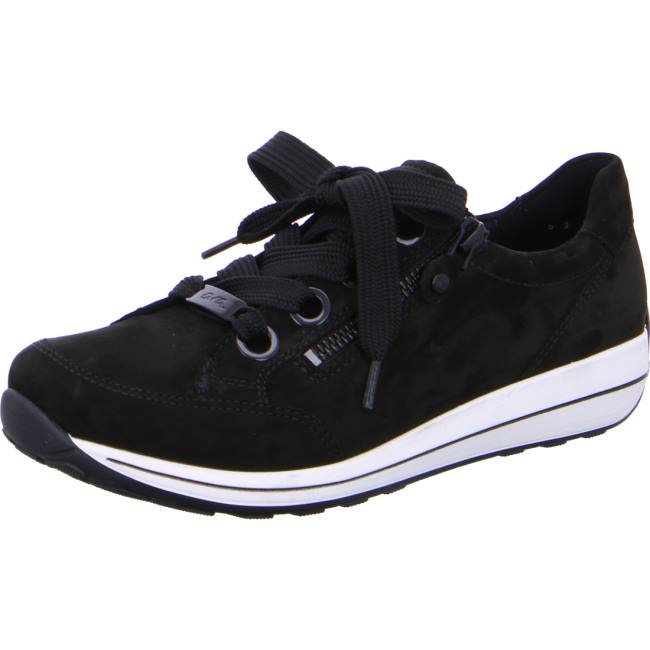 Basket Ara Lace-ups Osaka Noir Femme | XQY-3767977