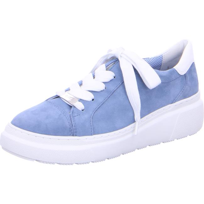 Basket Ara Lace-ups Lausanne Bleu Femme | NNO-6853469