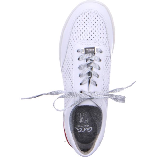 Basket Ara Lace-ups Neapel Blanche Femme | FTH-0852060