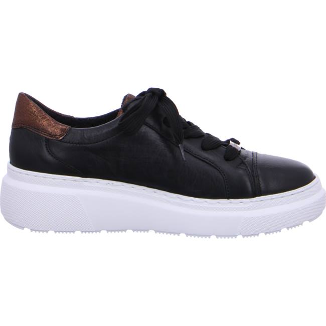 Basket Ara Lace-ups Lausanne Noir Femme | NJA-6186581