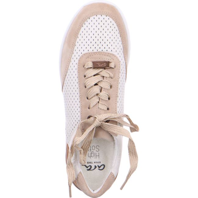 Basket Ara Lace-ups Neapel Beige Femme | QOV-6149027