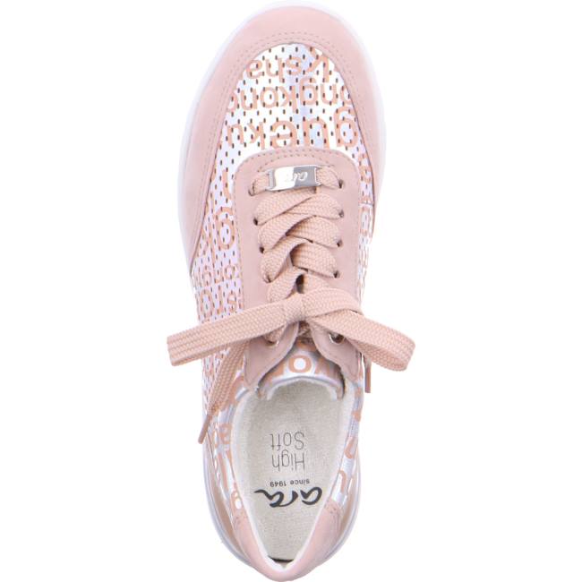 Basket Ara Lace-ups Neapel Powder Rose Femme | SYJ-9722563