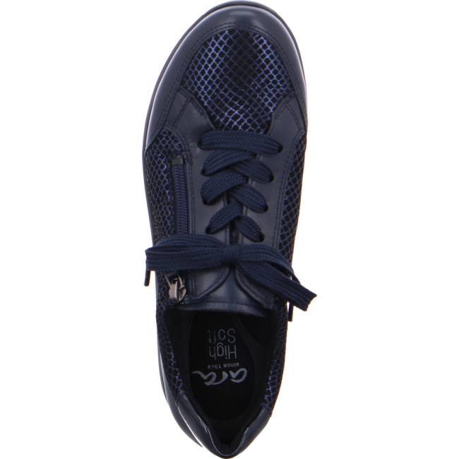 Basket Ara Lace-ups Merano Bleu Femme | IVC-5120881