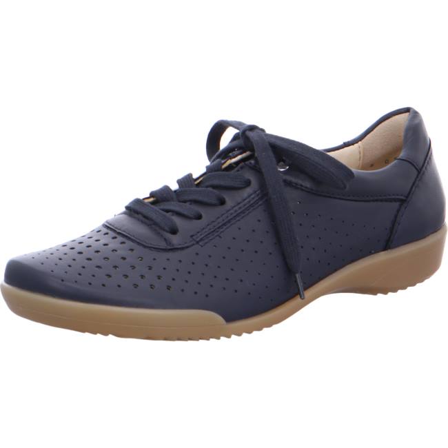 Basket Ara Lace-ups Andros Bleu Femme | ZAE-8482190