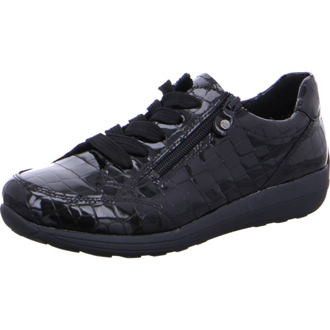 Basket Ara Lace-up Merano Noir Femme | OPY-8677445