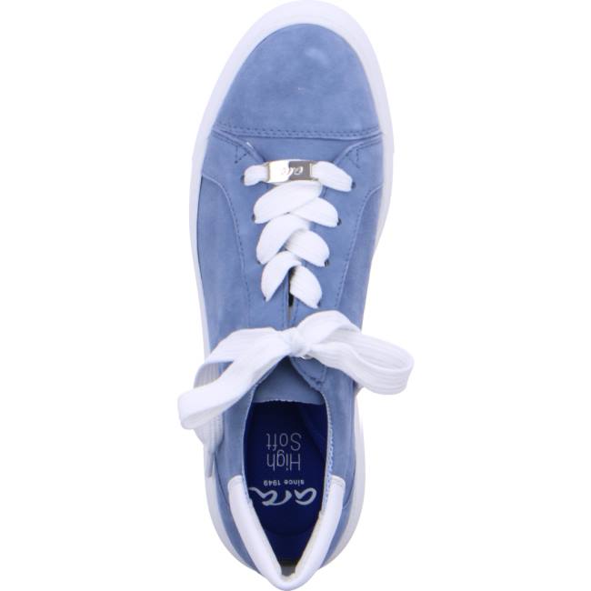 Basket Ara Lace-ups Lausanne Bleu Femme | NNO-6853469