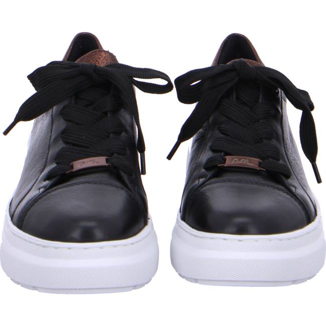 Basket Ara Lace-ups Lausanne Noir Femme | NJA-6186581