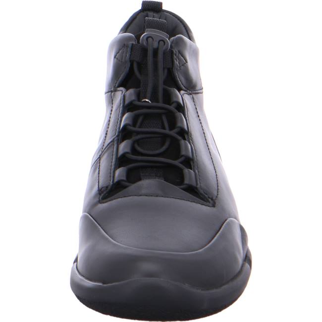 Basket Ara Lace-ups Chicago Noir Femme | GER-4958084