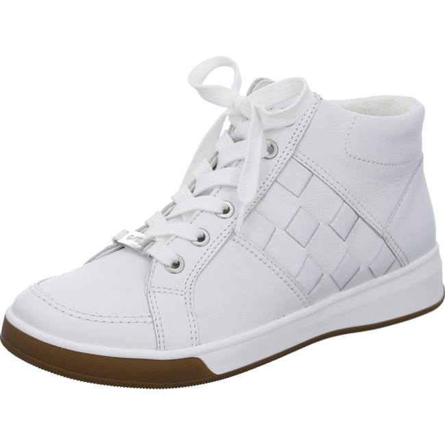 Basket Ara High Top Rom Blanche Femme | HDT-8239858