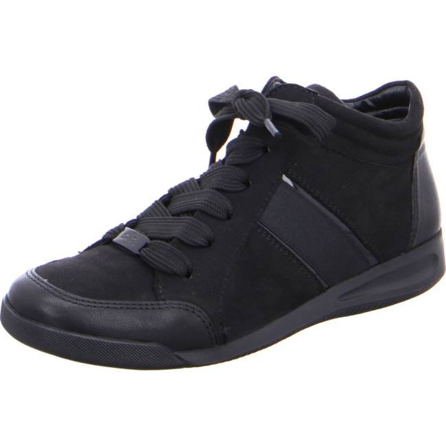 Basket Ara High Top Rom Noir Femme | HFC-1992321