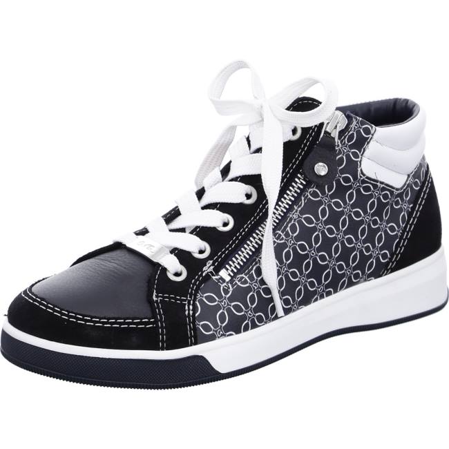 Basket Ara High Top Rom Bleu Femme | ISB-0732332