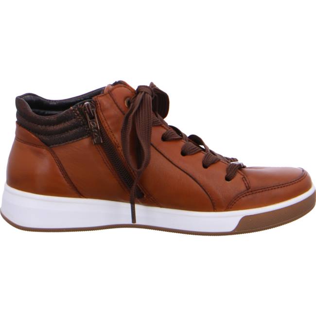 Basket Ara High Top Rom Marron Femme | JPB-7081696