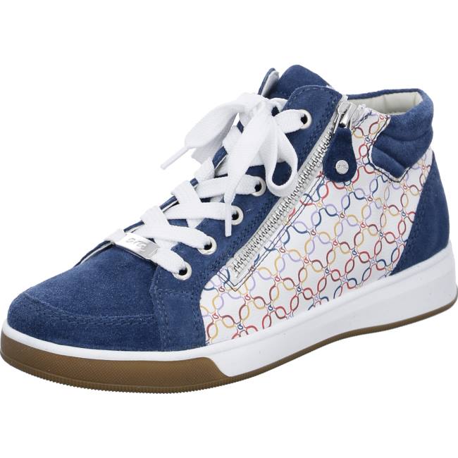 Basket Ara High Top Rom Bleu Femme | LIZ-7202415