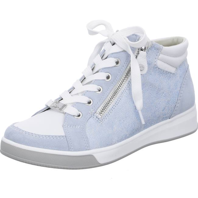 Basket Ara High Top Rom Bleu Femme | BXF-7357079