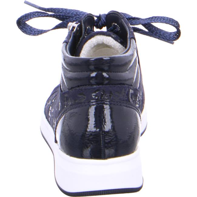 Basket Ara High Top Rom Bleu Femme | FVA-4564695