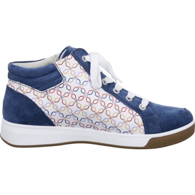 Basket Ara High Top Rom Bleu Femme | LIZ-7202415