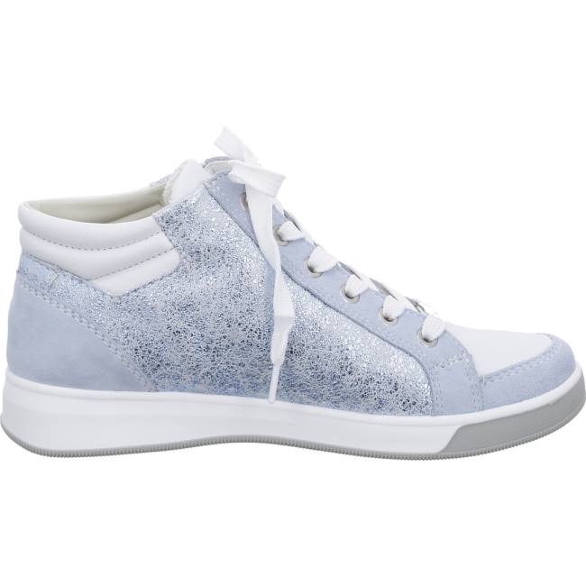 Basket Ara High Top Rom Bleu Femme | BXF-7357079